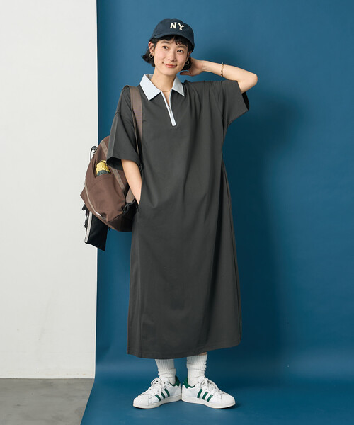 FREAK'S STORE（フリークスストア） ワンピース 藤本美貴 × 配色ハーフ