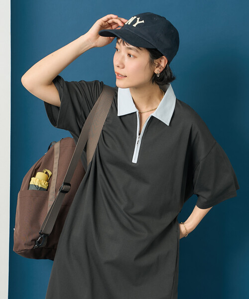FREAK'S STORE（フリークスストア） ワンピース 藤本美貴 × 配色ハーフ