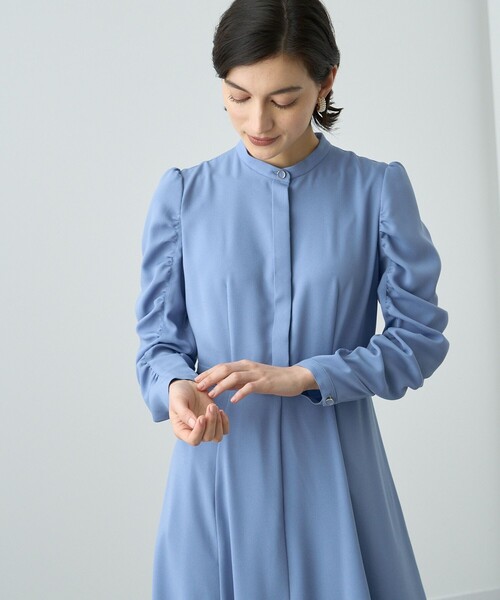 ANAYI（アナイ） 長袖ワンピース 36 ライトブルー レディース