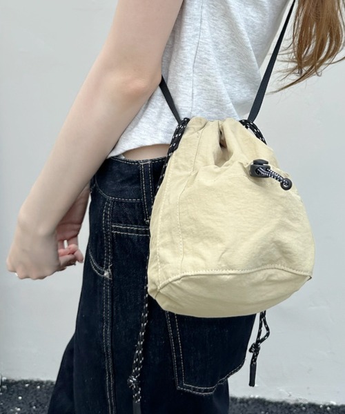 Ada. ショルダーバッグ バッグ 巾着 ドロスト ショルダー ミニ バッグ