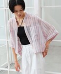 ブラウス シャツ 半袖 100/2 ポケット ...の詳細画像1