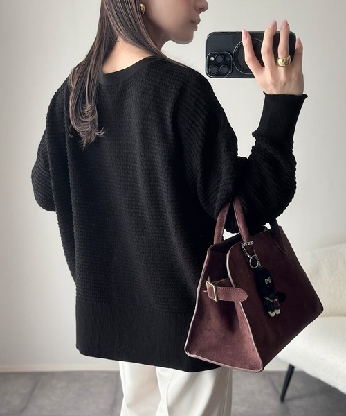 「classicalelf」 ニットカーディガン SMALL グレイッシュベージュ レディース_画像6