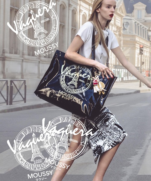 VAQUERA（ヴァケラ） トートバッグ VAQUERA×MOUSSY/ヴァケラ×マウジー