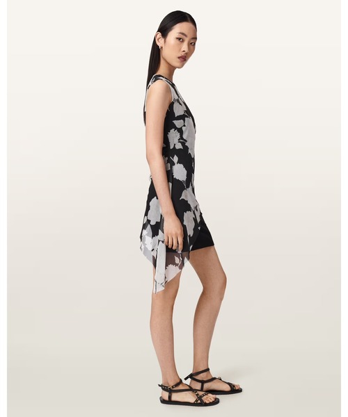 ALLSAINTS（オールセインツ） ワンピース RILEY SLIM FIT FLORAL MINI