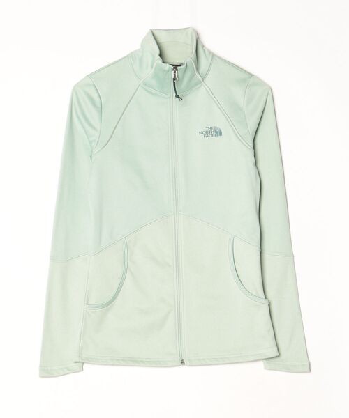 00s 古着 ザノースフェイス 刺繍 ジャージ ホワイト×グリーン XXL THE NORTH FACE（ザ ノースフェイス） ワンポイントジャージブルゾン X