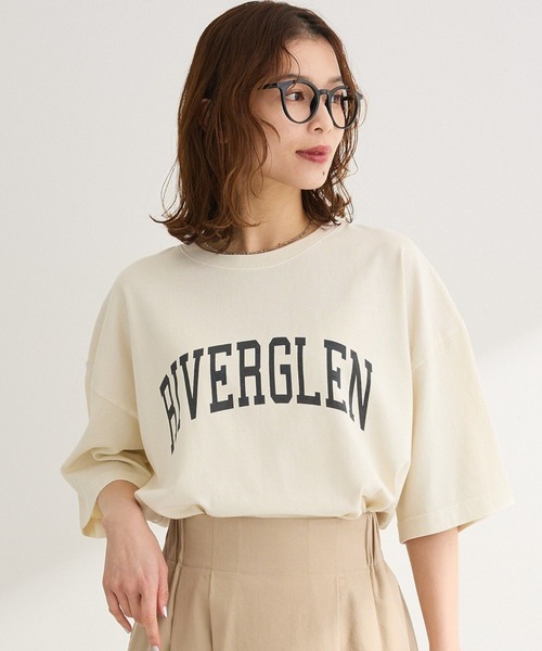 Green Parks（グリーンパークス） tシャツ 半袖 ピグメントロゴTシャツ