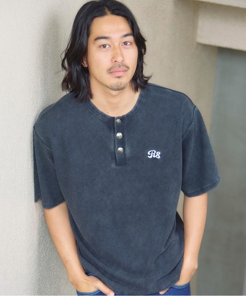 JACKROSE（ジャックローズ） ヘンリーネック tシャツ B-TRS-コンチョ