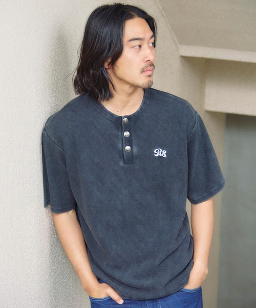 JACKROSE（ジャックローズ） ヘンリーネック tシャツ B-TRS-コンチョ