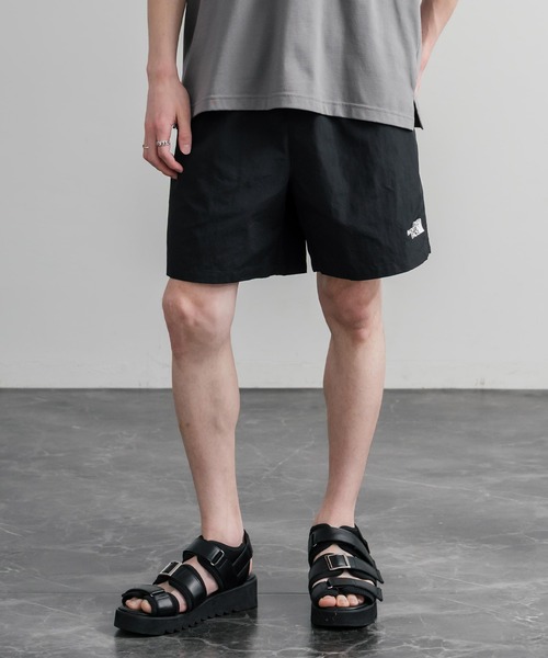 THE NORTH FACE ハイウエストショーツ NB72483F ブラック THE NORTH FACE（ザ ノースフェイス） ノースフェイス ワイドパンツ