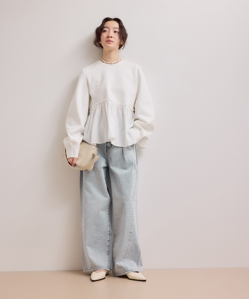 「ADAM ET ROPE'」 デニムパンツ 38 ブルー系その他6 レディース_画像5