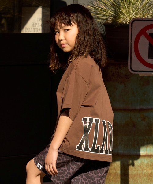 XLARGE KIDS（エクストララージ キッズ） uvカット tシャツ バックロゴ