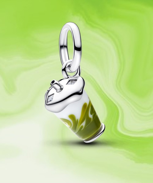 PANDORA（パンドラ） チャーム アイス 抹茶ラテ ムラノ ガラス