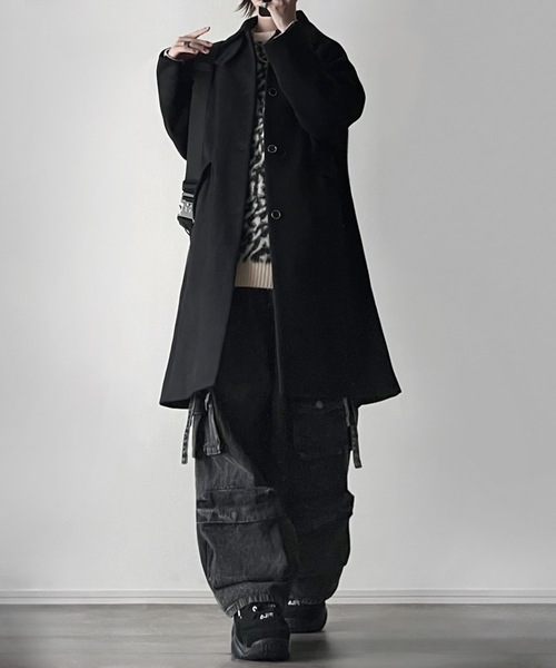 「ADRER」 カーゴパンツ SMALL ブラック メンズ_画像9