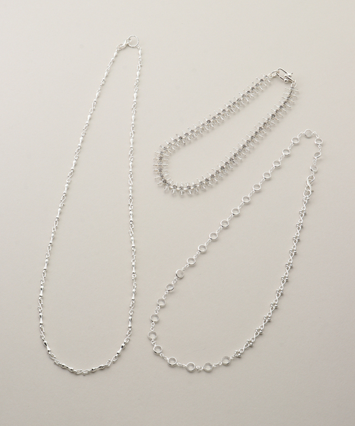 ネックレス Soierie / ソワリー Fantasy layered necklace(3set) レディースの画像