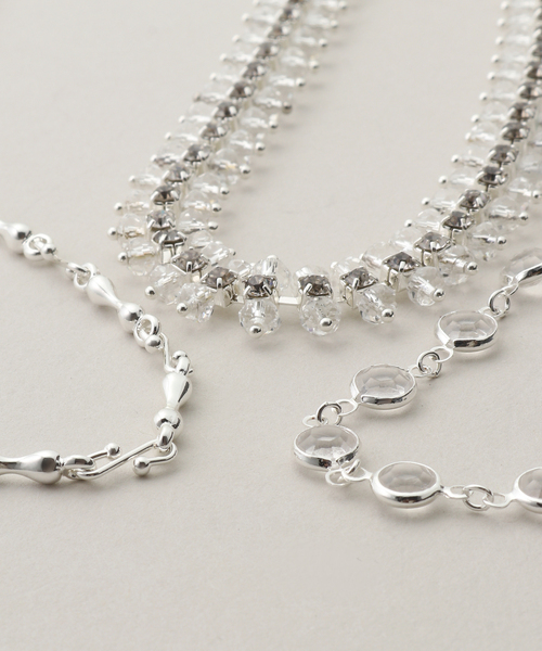 ネックレス Soierie / ソワリー Fantasy layered necklace(3set) レディースの画像