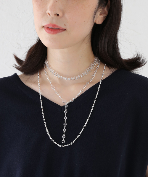 ネックレス Soierie / ソワリー Fantasy layered necklace(3set) レディースの画像