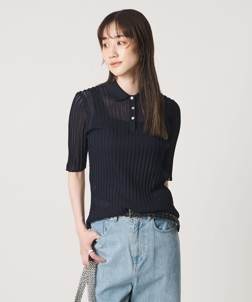 UNITED ARROWS（ユナイテッドアローズ） ニット セーター シアー リブ