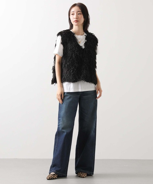 「SOMETHING」 デニムパンツ M ブルー レディース_画像5