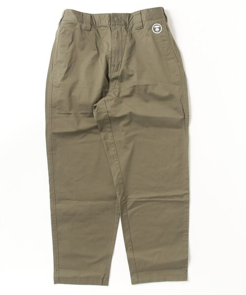 「AAPE BY A BATHING APE」 パンツ SMALL ダークカーキ メンズ_画像2