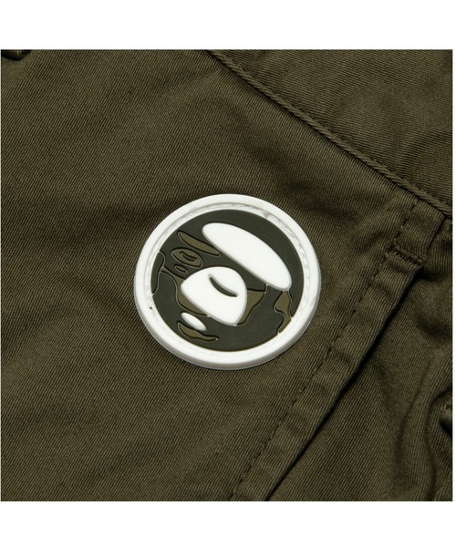 「AAPE BY A BATHING APE」 パンツ SMALL ダークカーキ メンズ_画像9