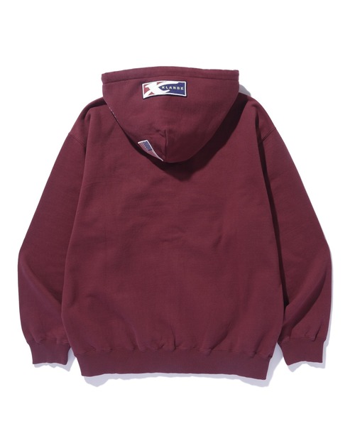「XLARGE」 ジップアップパーカー M バーガンディー メンズ_画像2