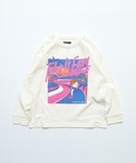 tシャツ 袖リブプリント長袖Tシャツ キッズ ...の詳細画像1