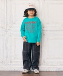 tシャツ 袖リブプリント長袖Tシャツ キッズ ...の詳細画像4