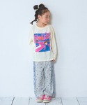 tシャツ 袖リブプリント長袖Tシャツ キッズ ...の詳細画像2