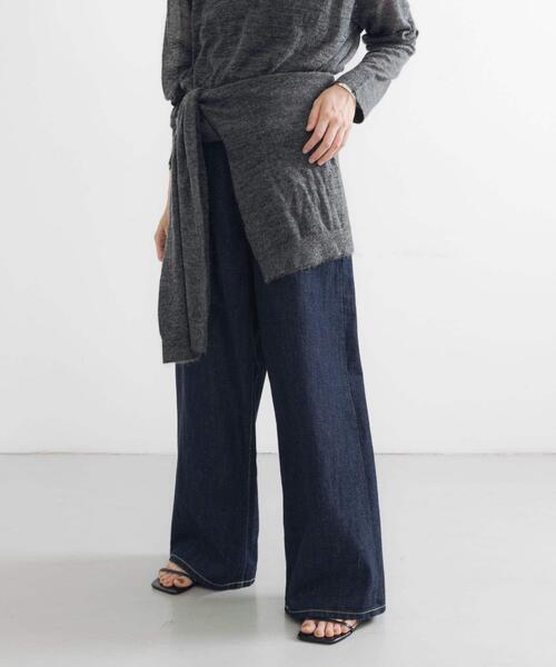 「Lee」 デニムパンツ SMALL インディゴブルー レディース_画像2