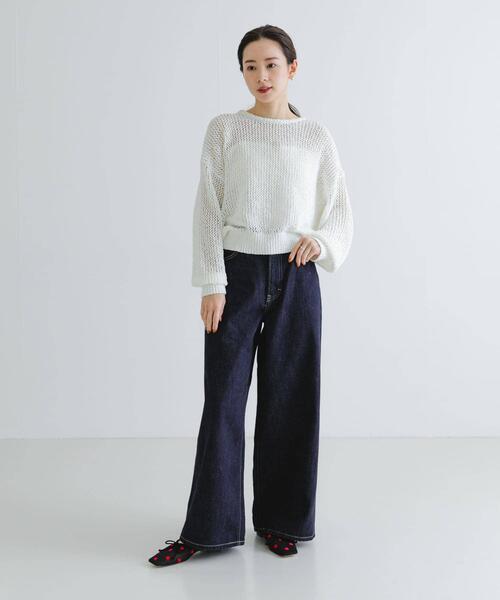 「Lee」 デニムパンツ SMALL インディゴブルー レディース_画像9