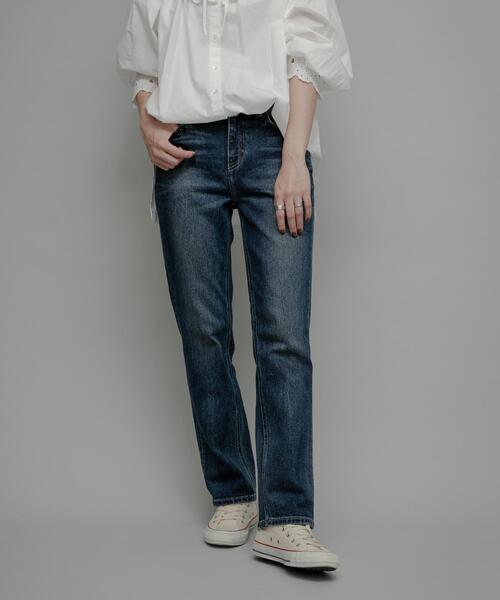 「Healthy denim」 デニムパンツ 24 ブルー レディース_画像4