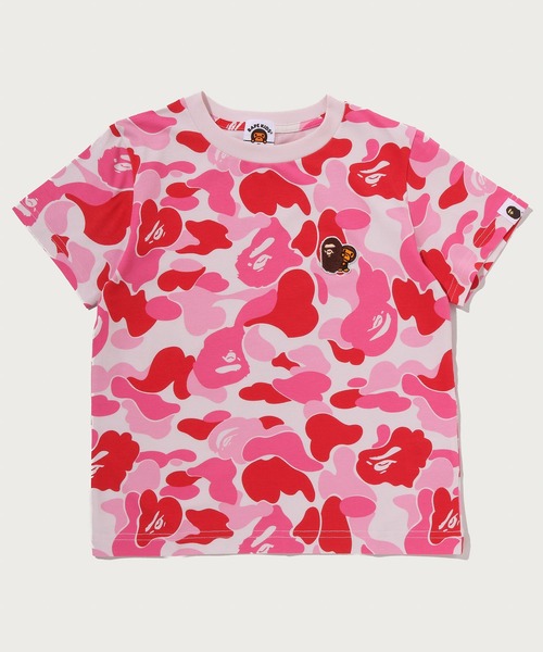 A BATHING APE（アベイシングエイプ） tシャツ ABC CAMO APE ＆ MILO