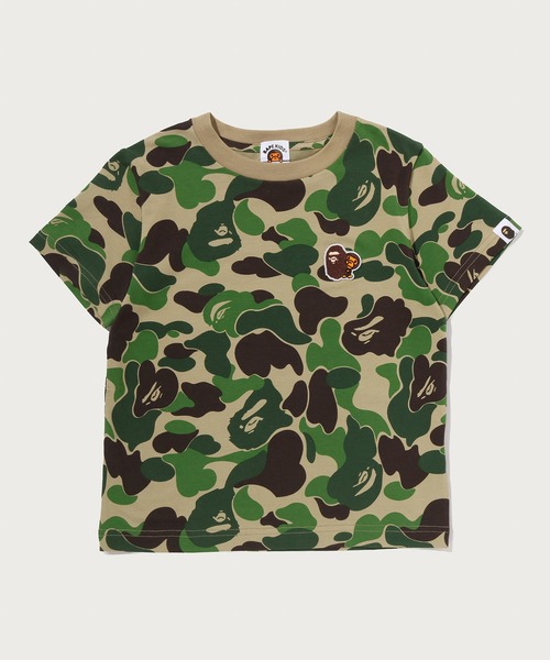 A BATHING APE BAPE KIDS Tシャツ 140 A BATHING APE（アベイシングエイプ） tシャツ ABC CAMO APE ＆ MILO
