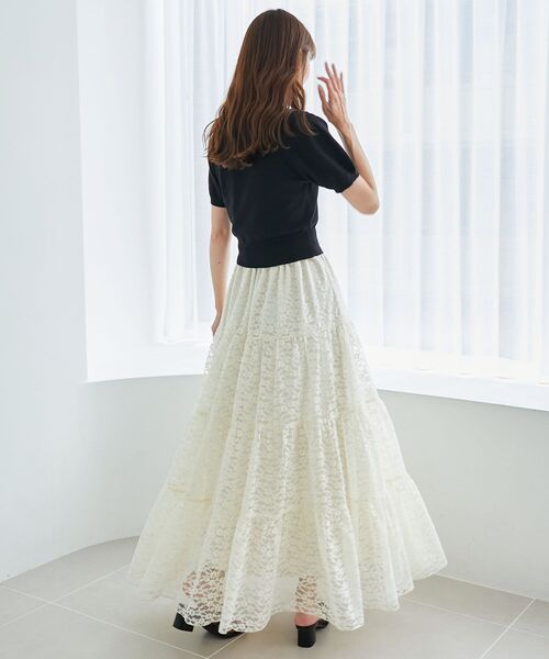 「MAJESTIC LEGON」 フレアスカート SMALL ブラック レディース_画像7
