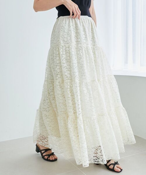 「MAJESTIC LEGON」 フレアスカート SMALL ブラック レディース_画像9