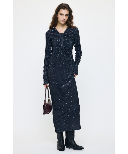 MOUSSY LACE UP TAILORED ドレス ネイビー Mサイズ MOUSSY | LACE UP