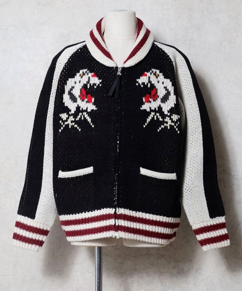 HOUSTON（ヒューストン） カーディガン SOUVENIR COWICHAN SWEATER