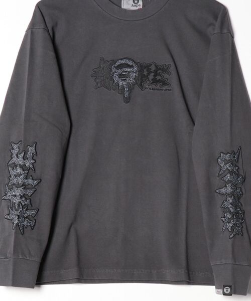 APE グレー Tシャツ Sサイズ AAPE BY A BATHING APE（エーエイプバイアベイシングエイプ） tシャツ