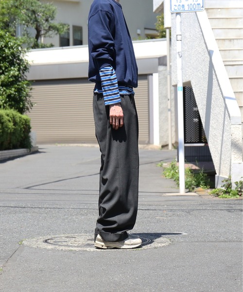 KAIKO（カイコー） スラックス 「Pre order」KAIKO Wide slacks メンズ