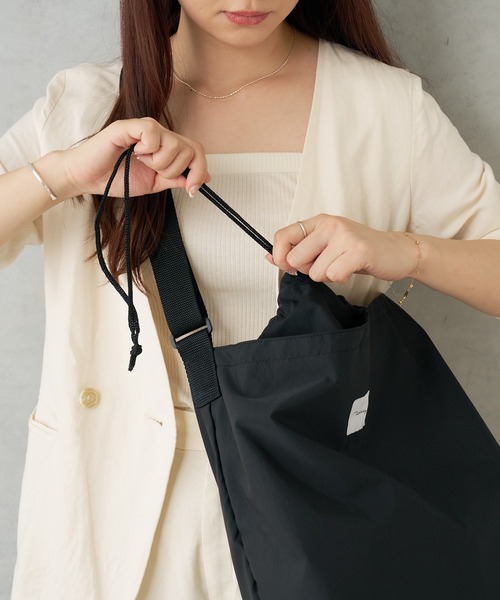 ショルダーバッグ　エコバッグ　ハンドメイド 簡単】エコバッグの作り方 DIY！マチありでたっぷり入る☆簡単