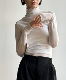 CITY シティ TokyoBase シースルー ハイネック
