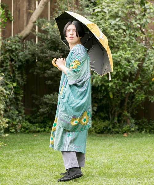 カヤ 日傘 傘 「倭物やカヤ」-SHIKI-四季 春風日傘 晴雨兼用