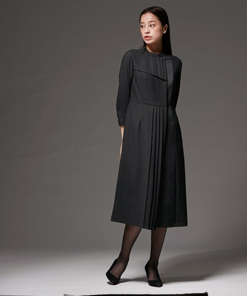 Callarus ジャカードプリントセットアップドレス M セレモニースーツ セットアップ 喪服・礼服｜防しわ（イージーケア