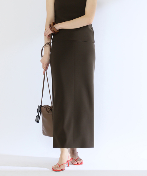 【BIRROT/ビロット】 アパルトモンLONG SKIRT VERMEIL par iena スカート 「BIRROT/ビロット」H LONG SKIRT