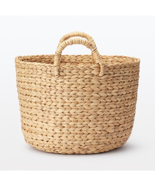 無印良品（MUJI） 収納 ウォーターヒヤシンス 持ち手付 ラウンド