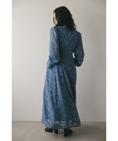 ETRO▼直営買付 シルクミックス ボイルジャカード ワンピース セール】ジャガードパイピングワンピース（ワンピース
