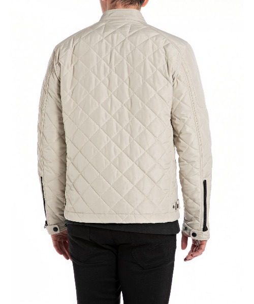 REPLAY（リプレイ） 革ジャン ライダース ショートキルティング