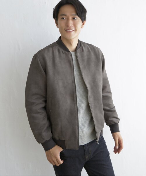 ikka（イッカ） ブルゾン アウター フェイクレザーブルゾン メンズ