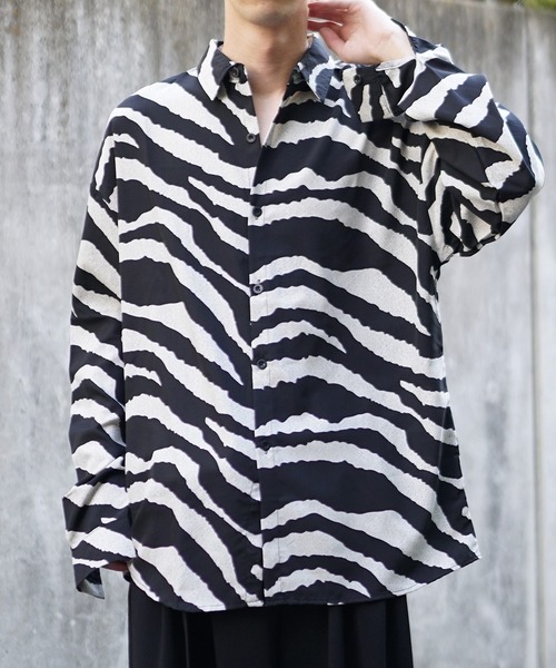 MinoriTY（マイノリティ） シャツ 「MinoriTY」マルチプリント総柄