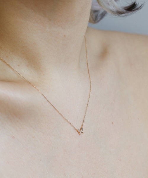 cui-cui（キュイキュイ） ネックレス ダイヤモンド バタフライ